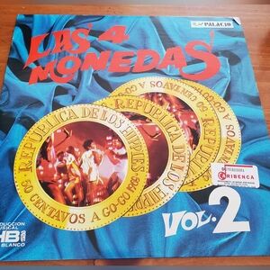 Las '4 Monedas Vol. 2 Vinyl Record , Buen Suerte , Como Estas Tu,Perdoname,60'